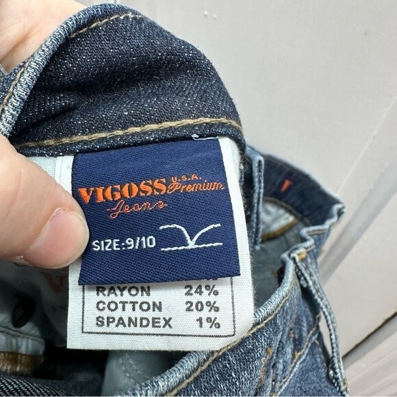 Vigoss Premium Jeans wide leg women's 9 10 long tall - Picture 6 of 8